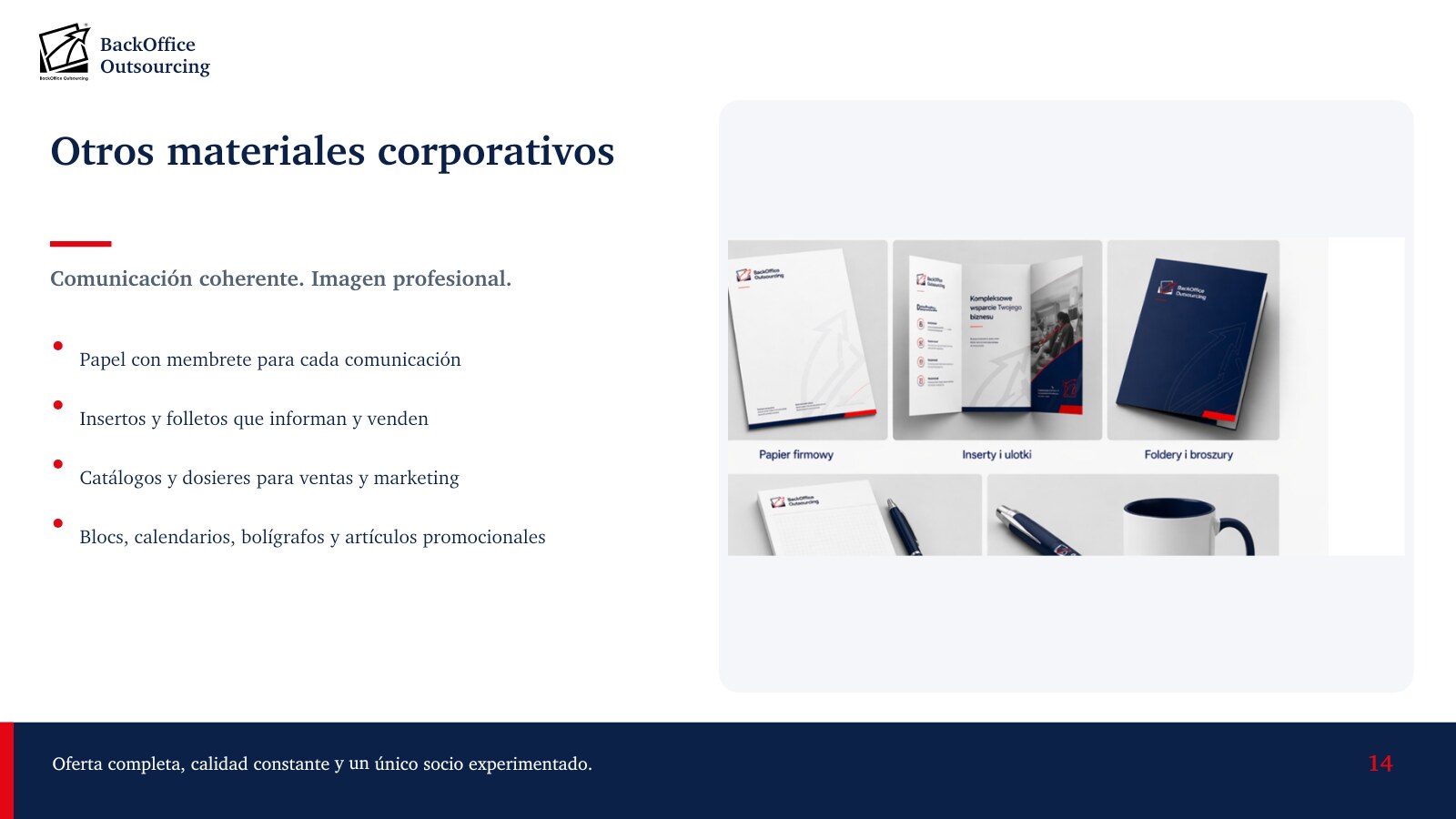 Oferta de impresión - diapositiva 14 / 17